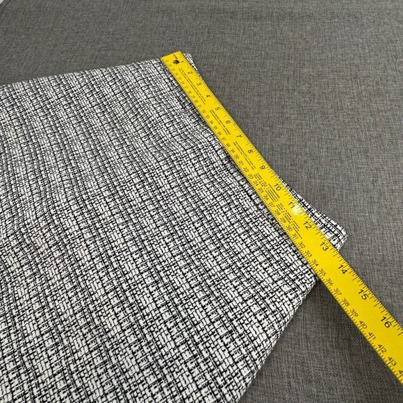 Express Knit Skirt Black & White‎ Zipper Closure Lined size 4 Cotton & Polyester - Picture 6 of 12